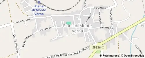 Mappa Piana di Monte Verna