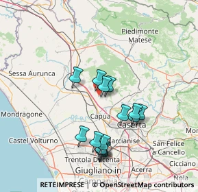 Mappa Via Tutuni, 81041 Vitulazio CE, Italia (14.58667)