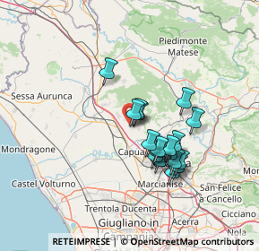 Mappa Via Tutuni, 81041 Vitulazio CE, Italia (12.02333)