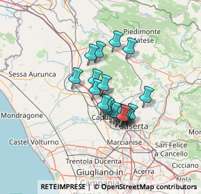 Mappa Via Tutuni, 81041 Vitulazio CE, Italia (9.852)