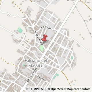 Mappa Corso Garibaldi, 38, 81030 Falciano del Massico, Caserta (Campania)