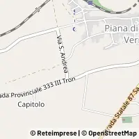 Hartă Piana di Monte Verna