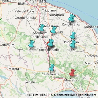 Mappa Arco Cimone, 70023 Gioia del Colle BA, Italia (14.30846)