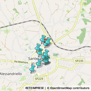 Mappa Via Luigi Albertini, 70029 Santeramo In Colle BA, Italia (0.76)