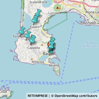 Mappa Via Antonio de Curtis, 80070 Bacoli NA, Italia (1.47462)