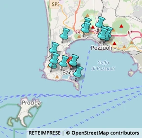 Mappa Via Antonio de Curtis, 80070 Bacoli NA, Italia (3.09267)