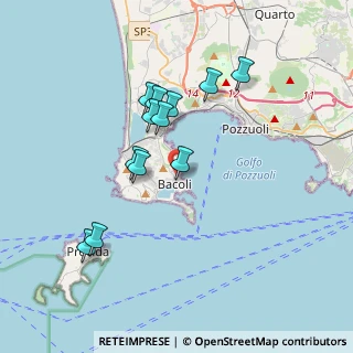 Mappa Via Antonio de Curtis, 80070 Bacoli NA, Italia (3.50667)