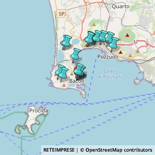Mappa Via Antonio de Curtis, 80070 Bacoli NA, Italia (2.68471)