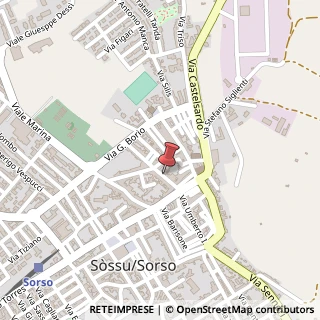 Mappa Via Tibula, 28, 07037 Sorso, Sassari (Sardegna)