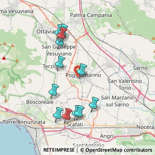 Mappa Via B. Buzzi, 80040 Poggiomarino NA, Italia (4.3525)