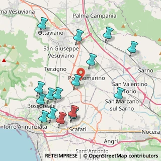 Mappa Via B. Buzzi, 80040 Poggiomarino NA, Italia (4.94875)