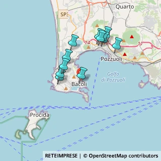 Mappa Via Ercole, 80070 Bacoli NA, Italia (3.42091)