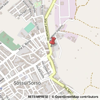 Mappa Via Siglienti, 16, 07037 Sorso, Sassari (Sardegna)
