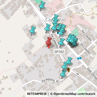 Mappa Via Cappella III Traversa, 80070 Bacoli NA, Italia (0.11071)