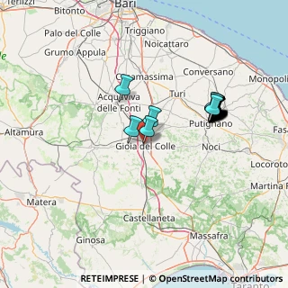 Mappa Via Franco Girardi, 70023 Gioia del Colle BA, Italia (15.221)
