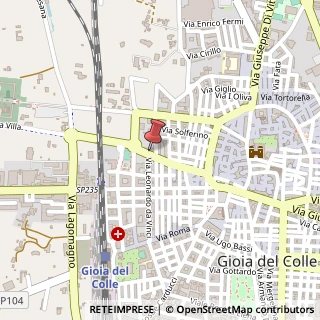 Mappa Via le Strettole, 88, 70023 Gioia del Colle, Bari (Puglia)