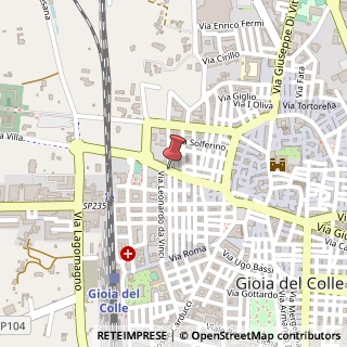 Mappa Via Franco Girardi, 8, 70023 Gioia del Colle, Bari (Puglia)