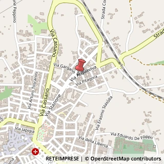 Mappa Via Acquaviva, 44, 70029 Santeramo in Colle, Bari (Puglia)
