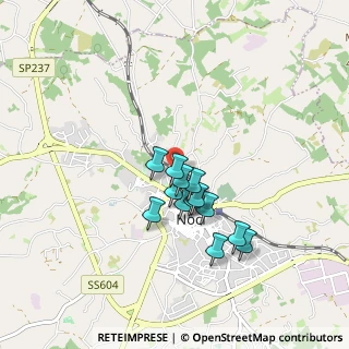 Mappa Via Alcide De Gasperi, 70015 Noci BA, Italia (0.71)
