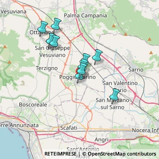 Mappa Via 4 Novembre, 80040 Poggiomarino NA, Italia (3.38727)