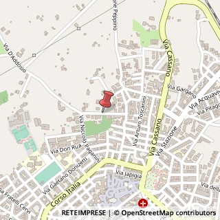 Mappa Via Fosse Ardeatine,  31, 70029 Santeramo in Colle, Bari (Puglia)