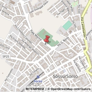 Mappa Via Marina, 3, 07037 Sorso, Sassari (Sardegna)
