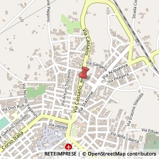 Mappa Via Cassano, 59/b, 70029 Santeramo in Colle, Bari (Puglia)