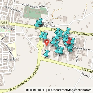 Mappa Piazza G. Saragat, 70029 Santeramo In Colle BA, Italia (0.22143)