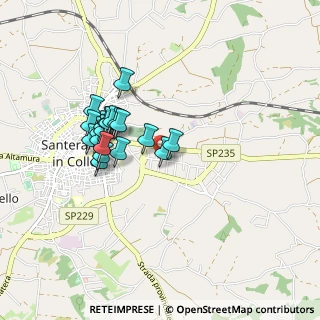 Mappa Via Caduti del Lavoro, 70029 Santeramo In Colle BA, Italia (0.8055)
