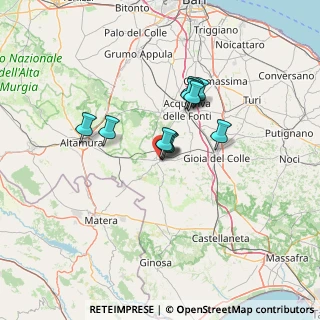 Mappa Via Caduti del Lavoro, 70029 Santeramo In Colle BA, Italia (10.21818)