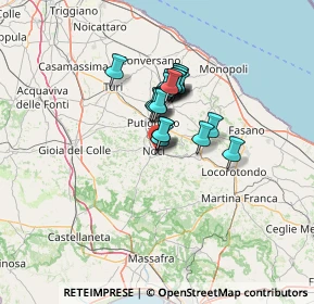 Mappa Zona artigianale, 70015 Noci BA, Italia (8.782)