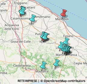 Mappa Zona artigianale, 70015 Noci BA, Italia (16.987)