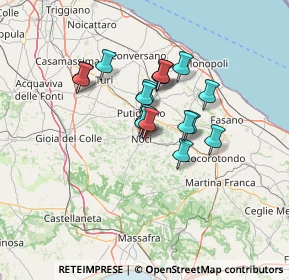 Mappa Zona artigianale, 70015 Noci BA, Italia (10.51118)