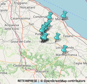 Mappa Zona artigianale, 70015 Noci BA, Italia (7.67643)