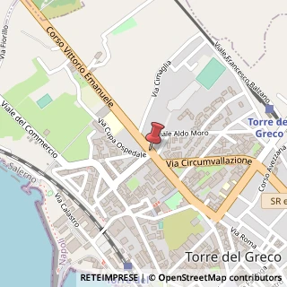 Mappa Corso Vittorio Emanuele,  107, 80059 Torre del Greco, Napoli (Campania)