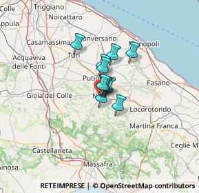 Mappa Noci, 70015 Noci BA, Italia (6.40455)