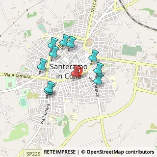 Mappa Via Po, 70029 Santeramo in Colle BA, Italia (0.41)