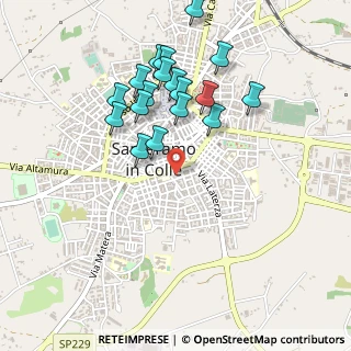 Mappa Via Po, 70029 Santeramo in Colle BA, Italia (0.50556)