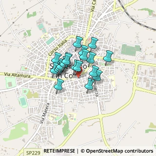 Mappa Via Po, 70029 Santeramo in Colle BA, Italia (0.281)