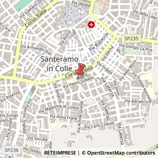 Mappa Via Po, 19, 70029 Santeramo in Colle, Bari (Puglia)