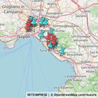 Mappa Viale degli Incisori, 80059 Torre del Greco NA, Italia (6.63632)