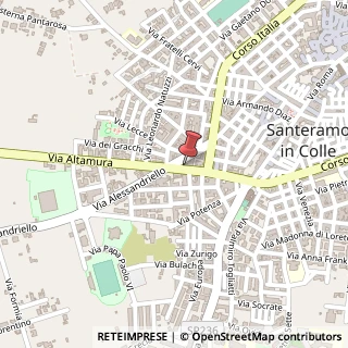 Mappa Via Perugia, 18d, 70029 Santeramo in Colle, Bari (Puglia)