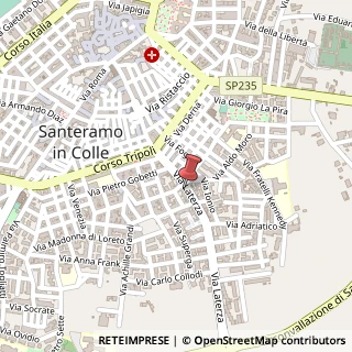 Mappa Via Laterza, 45, 70029 Santeramo in Colle, Bari (Puglia)