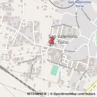 Mappa Via Capitano V. Ruggiero, 45, 84010 San Valentino Torio, Salerno (Campania)