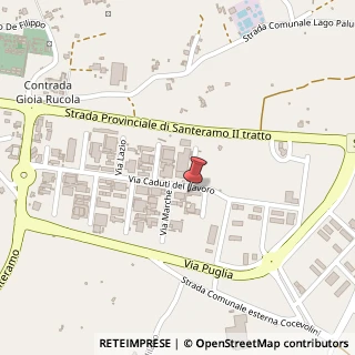 Mappa Via Caduti del Lavoro, 36, 70029 Santeramo in Colle, Bari (Puglia)