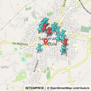 Mappa Via San Leonardo, 70029 Santeramo In Colle BA, Italia (0.381)