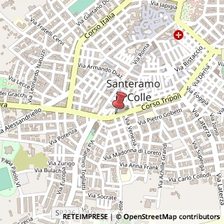 Mappa Corso Tripoli, 325, 70029 Santeramo in Colle, Bari (Puglia)