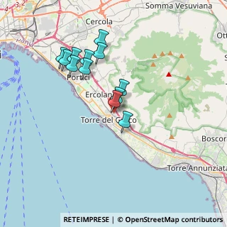 Mappa Viale Diaz, 80059 Torre del Greco NA, Italia (3.43333)