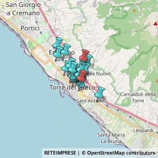 Mappa Viale Diaz, 80059 Torre del Greco NA, Italia (0.7385)