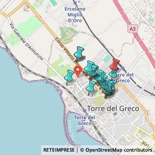 Mappa Viale Incisori, 80059 Torre del Greco NA, Italia (0.3515)